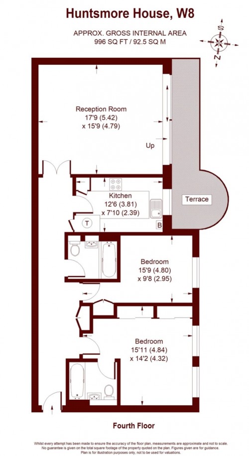 Floorplan for Huntsmore House, 35 Pembroke Road, London, W8 6LZ