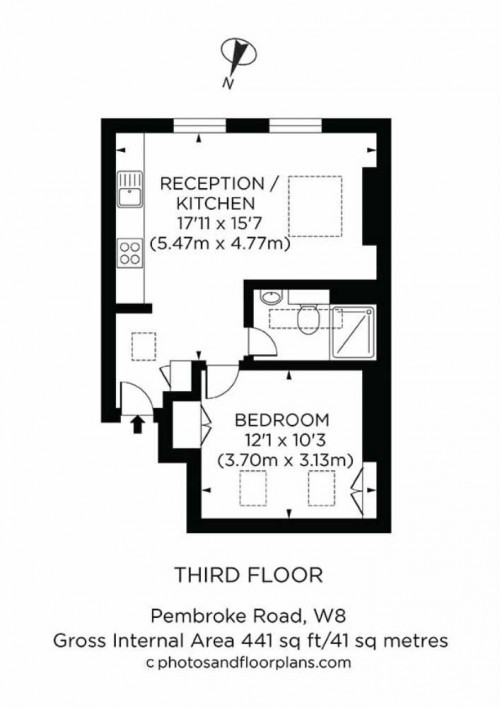 Floorplan for Pembroke Road, Kensington, London, W8 6NX, UK
